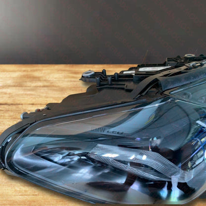 BMW 5 SERIES 2021-2024 G30 G31 F90 M5 ADAPTIVE LED SHADOW EDITION AHL HEADLIGHT LEFT/PASSENGER/NEAR SIDE AND RIGHT/DRIVER/OFF SIDE COMPLETE PAIR 63118084377+63118084378