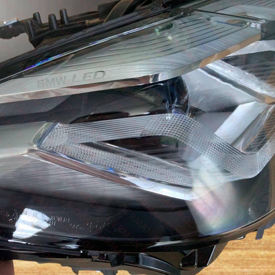 BMW 5 SERIES 2021-2024 G30 G31 F90 M5 ADAPTIVE LED AHL HEADLIGHT LEFT/PASSENGER/NEAR AND RIGHT/DRIVER/OFF SIDE COMPLETE PAIR 63119479263+63119479264