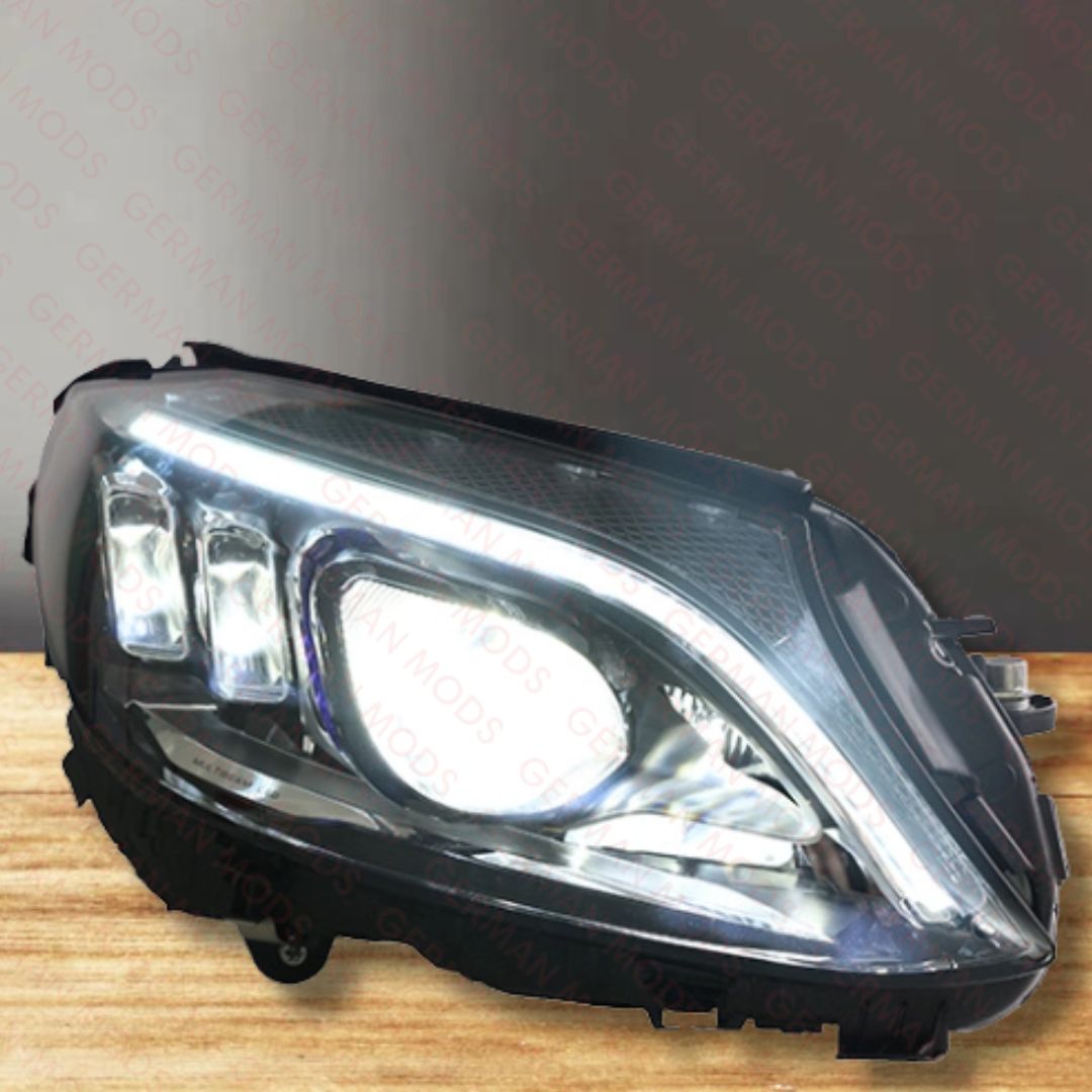 Mercedes-Benz C-Class W205 Facelift 2018-2022 Genuine OEM Intelligent Light System ILS Multibeam LED Headlight / Headlamp Assembly Right / Driver / Off Side A2059061806