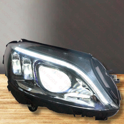 Mercedes-Benz C-Class W205 Facelift 2018-2022 Genuine OEM Intelligent Light System ILS Multibeam LED Headlight / Headlamp Assembly Right / Driver / Off Side A2059061806