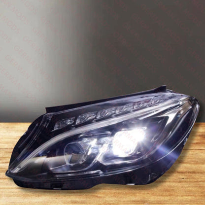 Mercedes-Benz C-Class W205 2014-2018 Genuine OEM LED Intelligent Light System ILS / Multibeam Headlight / Headlamp Assembly Left / Passenger / Near Side A2059068102