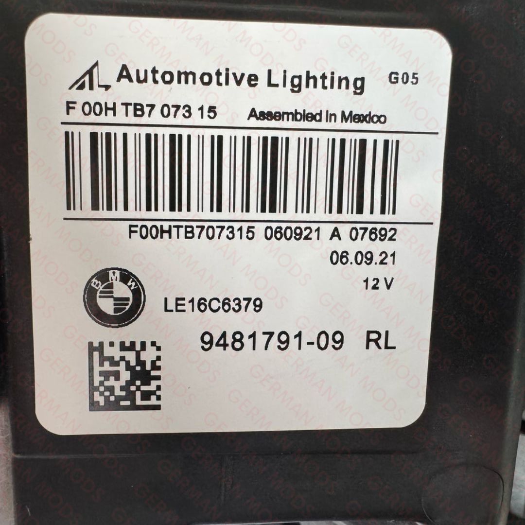 BMW X5/X6 G05 G06 F15/F16 2018-2022 LASER LED HEADLIGHT LEFT/PASSENGER/NEAR SIDE 63119850427