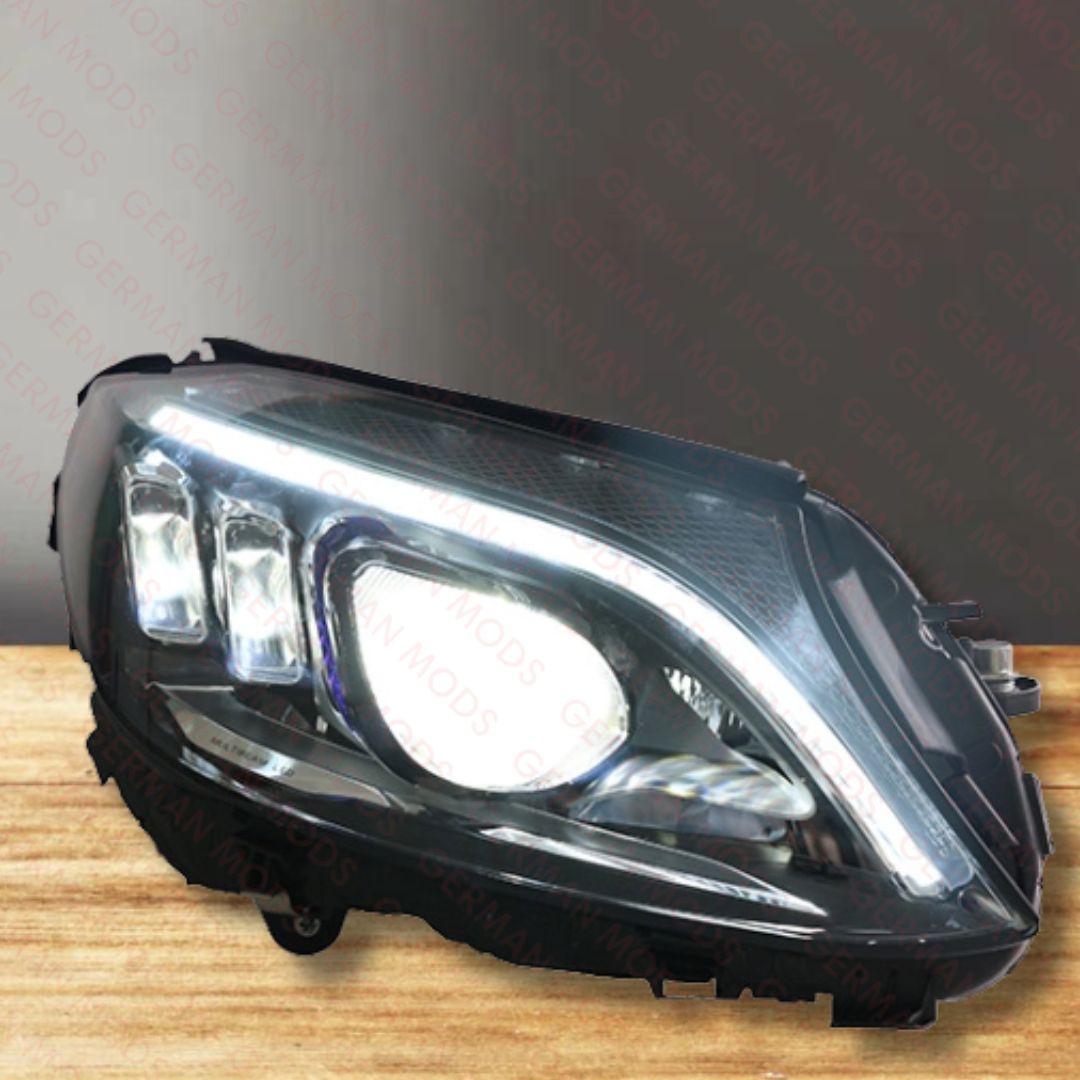 Mercedes-Benz C-Class W205 Facelift 2018-2022 Genuine OEM Intelligent Light System ILS Multibeam LED Headlight / Headlamp Assembly Right / Driver / Off Side A2059061806