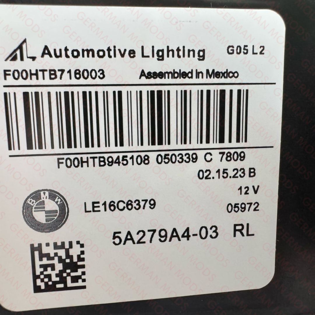 BMW X5/X6 G05 G06 F15/F16 2018-2022 LASER LED HEADLIGHT RIGHT/DRIVER/OFF SIDE 63119850428