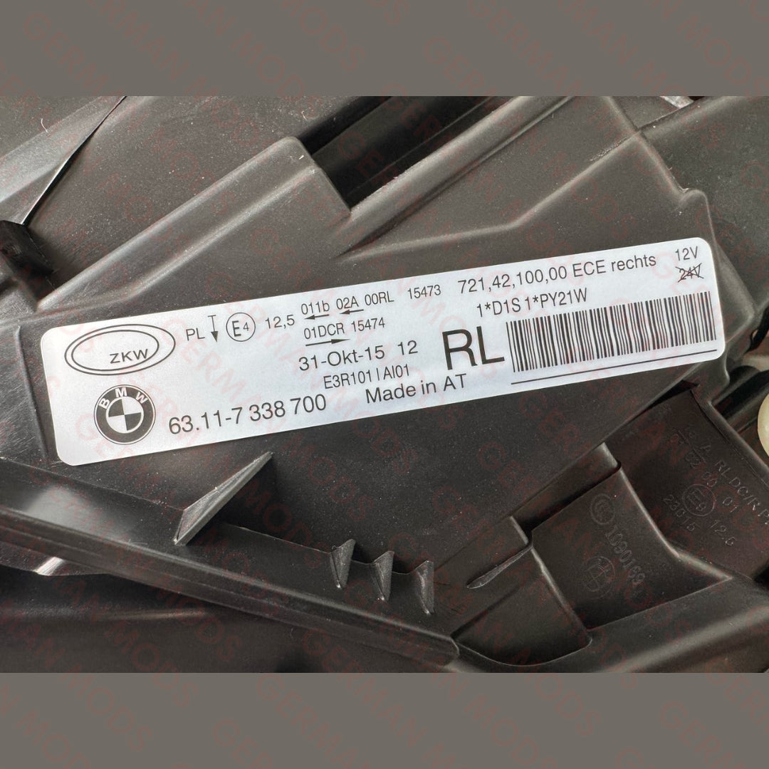 BMW 3 SERIES F30-F31-F35 2011-2019 BI-XENON HEADLIGHT RIGHT AND LEFT side 7339386-7339385
