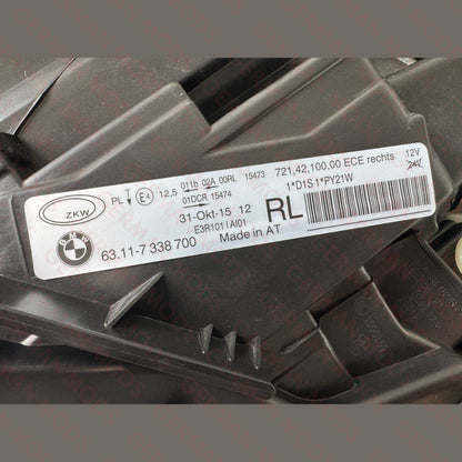 BMW 3 SERIES F30-F31-F35 2011-2019 BI-XENON HEADLIGHT RIGHT AND LEFT side 7339386-7339385