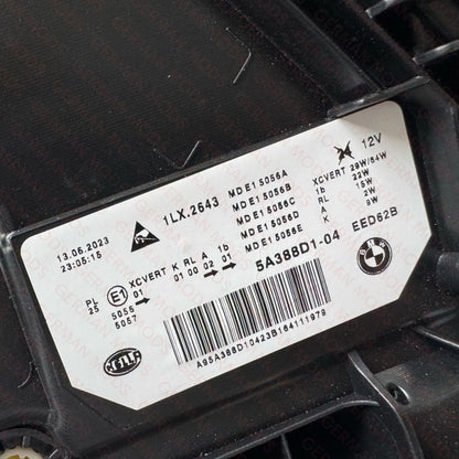 BMW 5 SERIES 2021-2024 G30 G31 F90 M5 ADAPTIVE LED AHL HEADLIGHT LEFT/PASSENGER/NEAR SIDE 63119479263