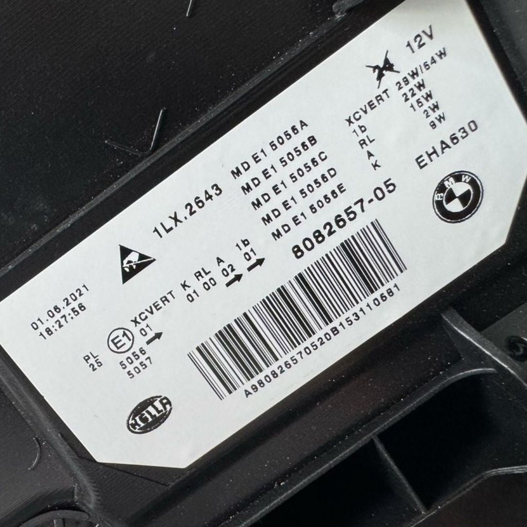 BMW 5 SERIES 2021-2024 G30 G31 F90 M5 ADAPTIVE LED SHADOW EDITION AHL HEADLIGHT LEFT/PASSENGER/NEAR SIDE 63118084377