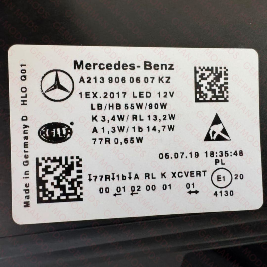 Mercedes-Benz E-Class W213 S213 C238 A238 Pre-Facelift 2016-2a020 Genuine OEM Intelligent LED ILS MULTIBEAM Headlight / Headlamp Assembly Right / Driver / Off Side A2139060007