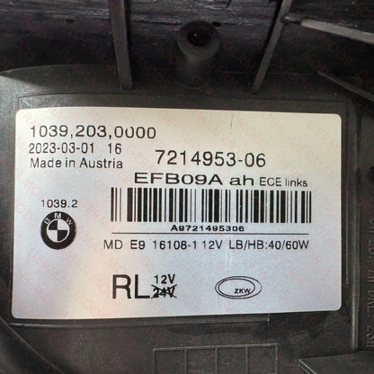 BMW 5 SERIES 2018-2020 G30 G31 F90 LED/XENON HEADLIGHT LEFT/PASSENGER/NEAR SIDE 63117214953